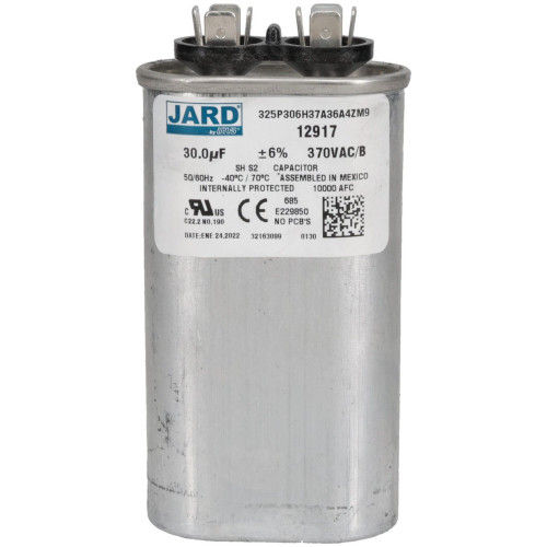 Value Collection Value Collection 30 MFD 370V Single Run Motor Capacitor – OEM HVAC Replacement – Fa