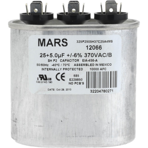 Value Collection Value Collection 50/5 MFD 370V Dual Run Capacitor – OEM HVAC Replacement – Fast Shi