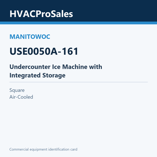 Manitowoc USE0050A-161 Undercounter Ice Machine with Integrated Storage