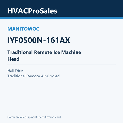 Manitowoc IYF0500N-161AX Traditional Remote Ice Machine Head
