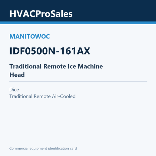 Manitowoc IDF0500N-161AX Traditional Remote Ice Machine Head