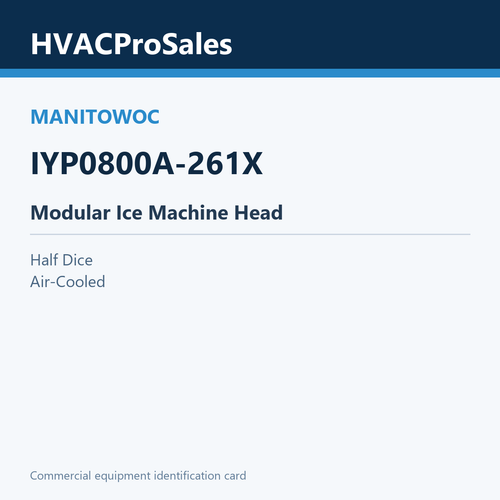 Manitowoc IYP0800A-261X Modular Ice Machine Head