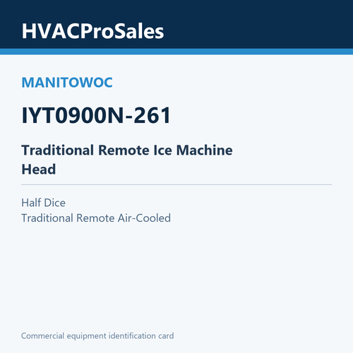 Manitowoc IYT0900N-261 Traditional Remote Ice Machine Head