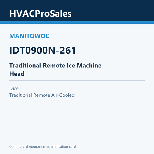 Manitowoc IDT0900N-261 Traditional Remote Ice Machine Head