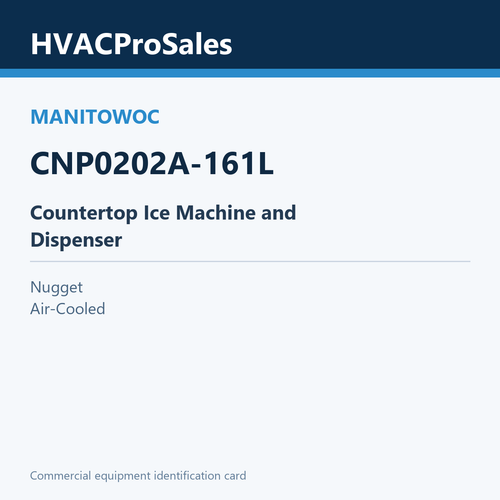 Manitowoc CNP0202A-161L Countertop Ice Machine and Dispenser