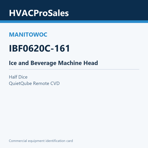 Manitowoc IBF0620C-161 Ice and Beverage Machine Head