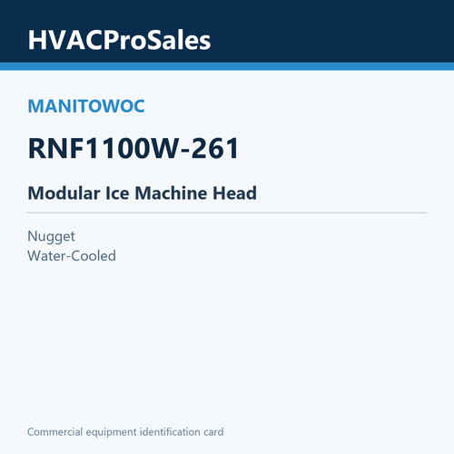 Manitowoc RNF1100W-261 Modular Ice Machine Head