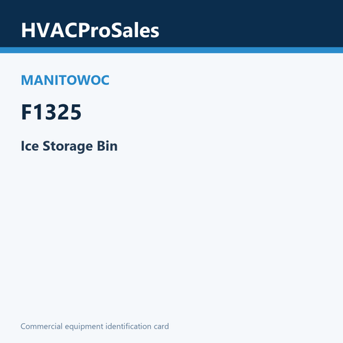 Manitowoc F1325 Ice Storage Bin