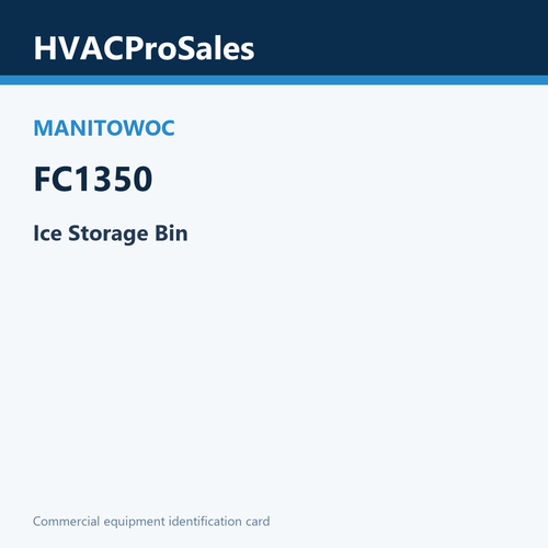 Manitowoc FC1350 Ice Storage Bin