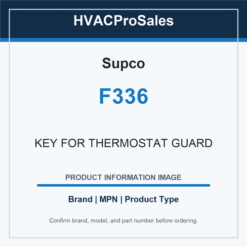 Supco F336 KEY FOR THERMOSTAT GUARD
