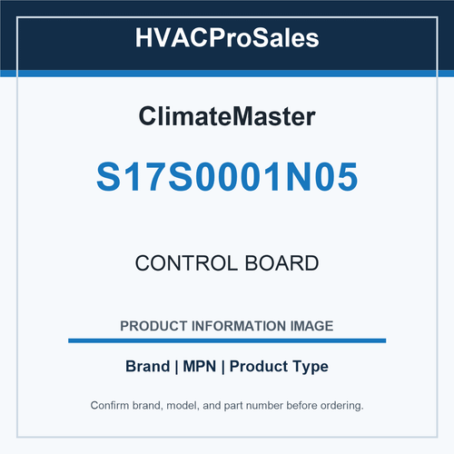 ClimateMaster S17S0001N05 CONTROL BOARD