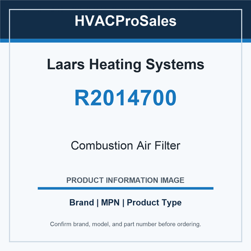 Laars Heating Systems R2014700 Combustion Air Filter