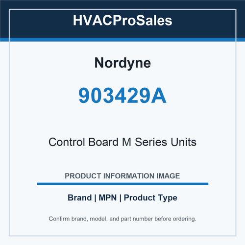 Nordyne 903429A Control Board M Series Units