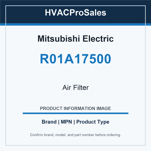 Mitsubishi Electric R01A17500 Air Filter
