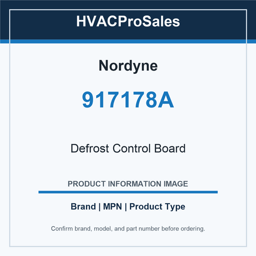 Nordyne 917178A Defrost Control Board