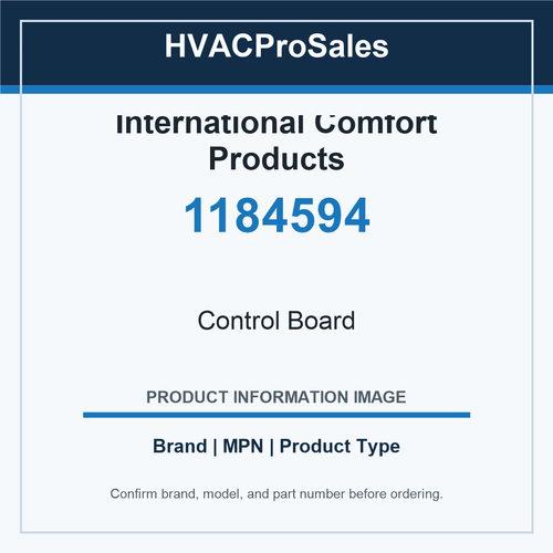 International Comfort Products 1184594 Control Board