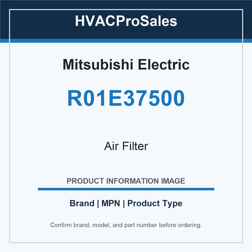 Mitsubishi Electric R01E37500 Air Filter