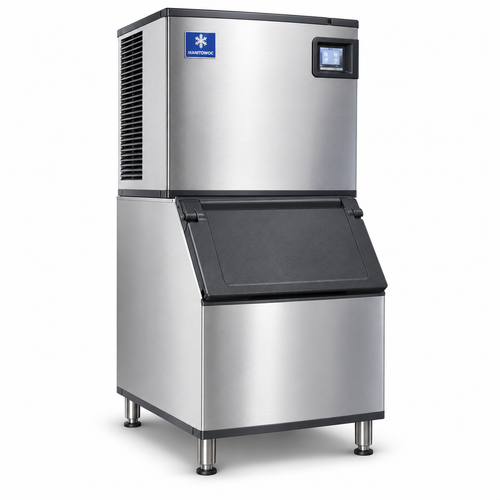 Manitowoc IDP0420A-161 Dice Ice Machine + D320 Bin — Up to 420 lb/Day, 264 lb Storage