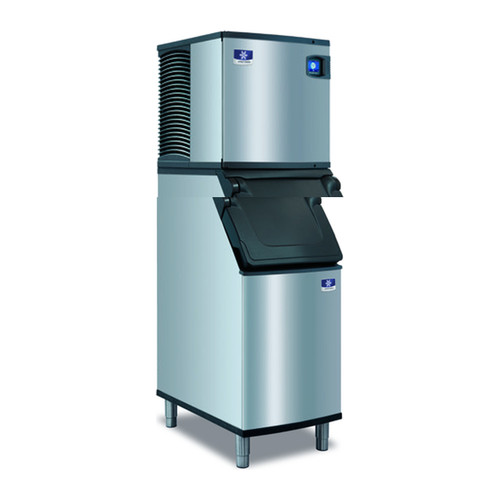 Manitowoc IDP0300A-161 Dice Ice Machine + D400 Bin — Up to 300 lb/Day, 365 lb Storage