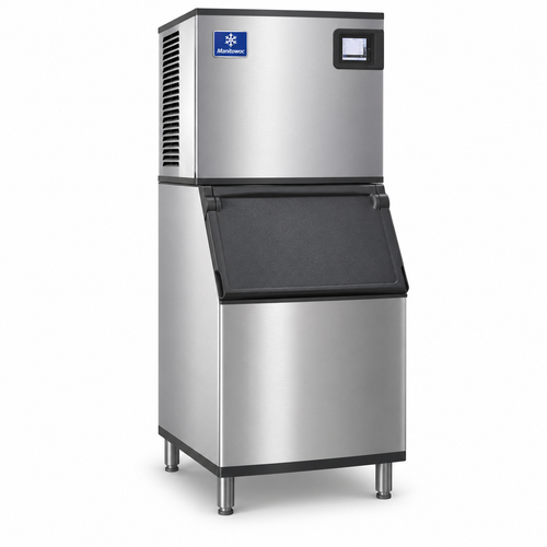Manitowoc IRP0620A-161 Regular Ice Machine + D420 Bin — Up to 620 lb/Day, 383 lb Storage
