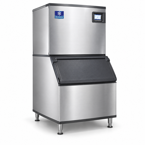 Manitowoc IYP0500W-161 Half Dice Ice Machine + D400 Bin — Up to 500 lb/Day, 365 lb Storage