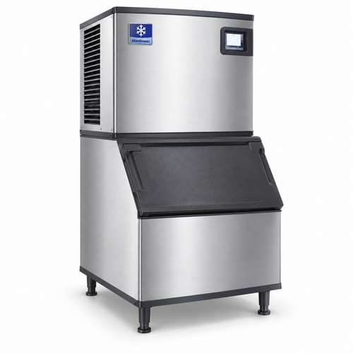 Manitowoc IYP0450A-161X Half Dice Ice Machine + D400 Bin — Up to 450 lb/Day, 365 lb Storage