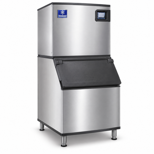Manitowoc IYP0800W-261 Half Dice Ice Machine + D570 Bin — Up to 800 lb/Day, 532 lb Storage