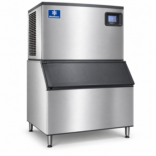 Manitowoc IDT1900A-263E air-cooled dice ice machine with D970 storage bin complete package