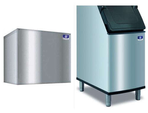 Manitowoc IDP1000A-261P Correctional Ice Machine with D570 Storage Bin