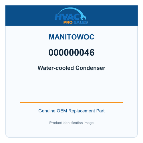 Manitowoc 000000046 Water-cooled Condenser