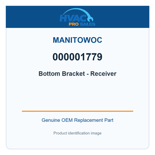 Manitowoc 000001779 Bottom Bracket - Receiver