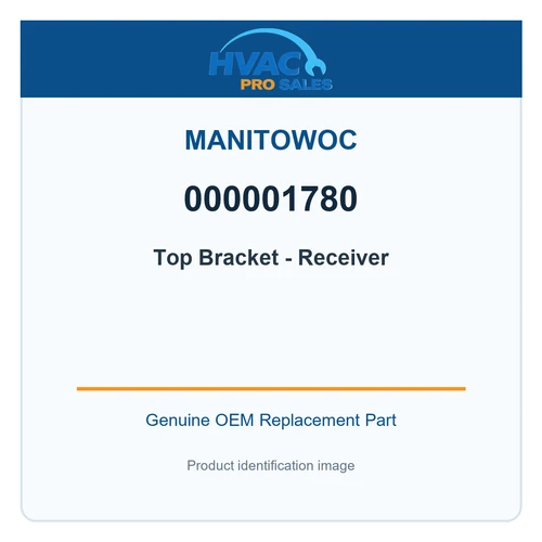 Manitowoc 000001780 Top Bracket - Receiver
