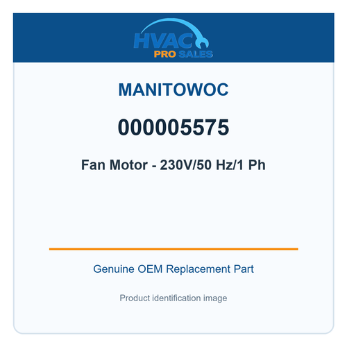 Manitowoc 000005575 Fan Motor - 230V/50 Hz/1 Ph