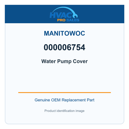 Manitowoc 000006754 Water Pump Cover