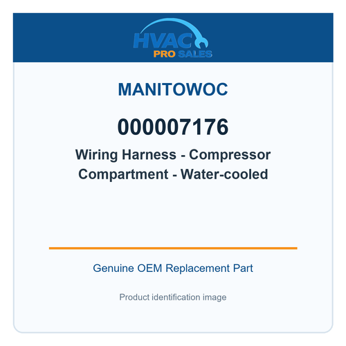 Manitowoc 000007176 Wiring Harness - Compressor Compartment - Water-cooled