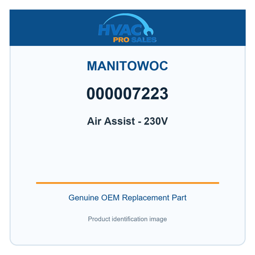 Manitowoc 000007223 Air Assist - 230V