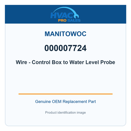 Manitowoc 000007724 Wire - Control Box to Water Level Probe