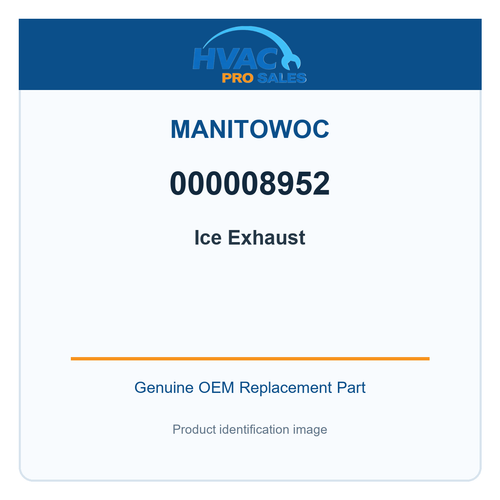Manitowoc 000008952 Ice Exhaust