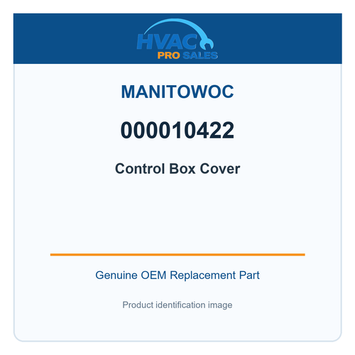 Manitowoc 000010422 Control Box Cover
