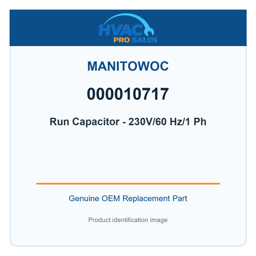 Manitowoc 000010717 Run Capacitor - 230V/60 Hz/1 Ph
