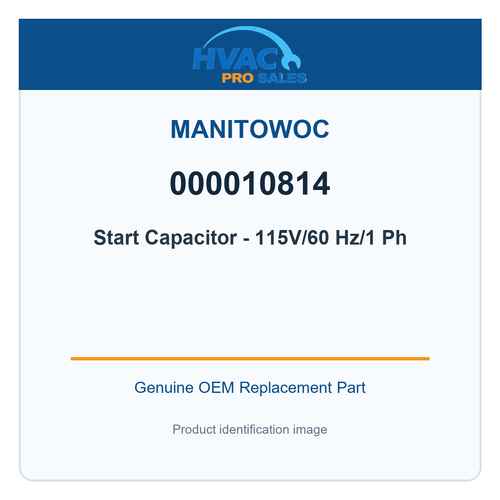 Manitowoc 000010814 Start Capacitor - 115V/60 Hz/1 Ph