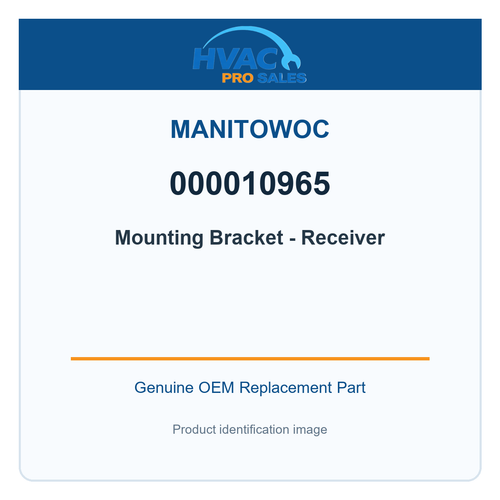 Manitowoc 000010965 Mounting Bracket - Receiver
