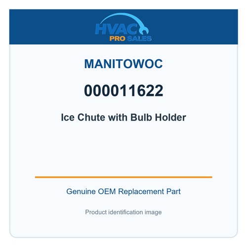 Manitowoc 000011622 Ice Chute with Bulb Holder