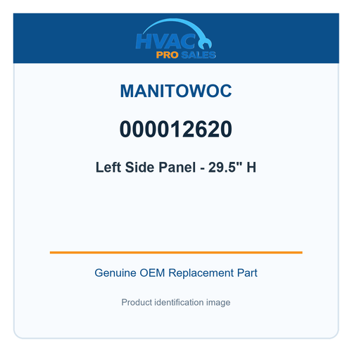 Manitowoc 000012620 Left Side Panel - 29.5" H