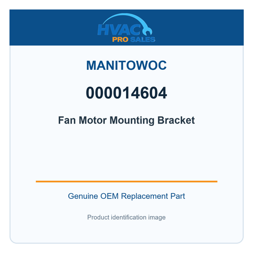 Manitowoc 000014604 Fan Motor Mounting Bracket