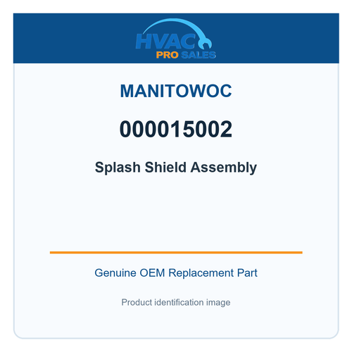 Manitowoc 000015002 Splash Shield Assembly