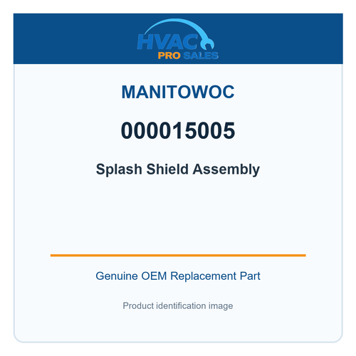 Manitowoc 000015005 Splash Shield Assembly