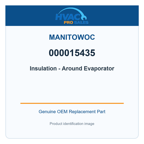 Manitowoc 000015435 Insulation - Around Evaporator