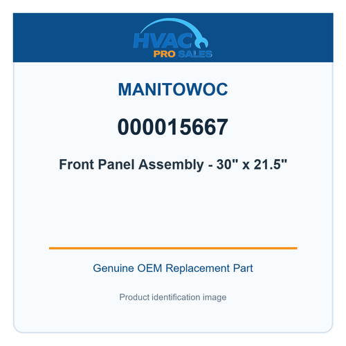 Manitowoc 000015667 Front Panel Assembly - 30" x 21.5"