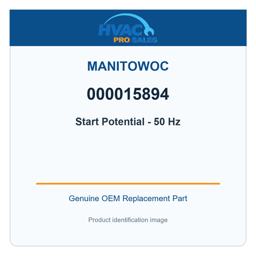 Manitowoc 000015894 Start Potential - 50 Hz